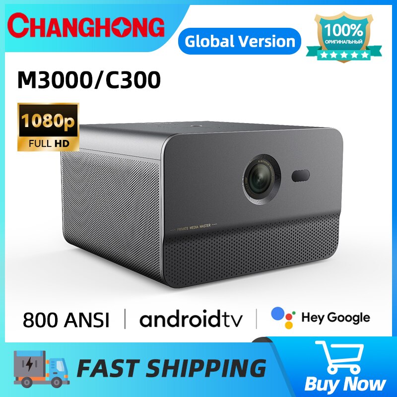 Changhong Ǯ HD 800 ANSI DLP ȵ̵ Ȩ þ    4K TV    3D   C300  M3000  1080P